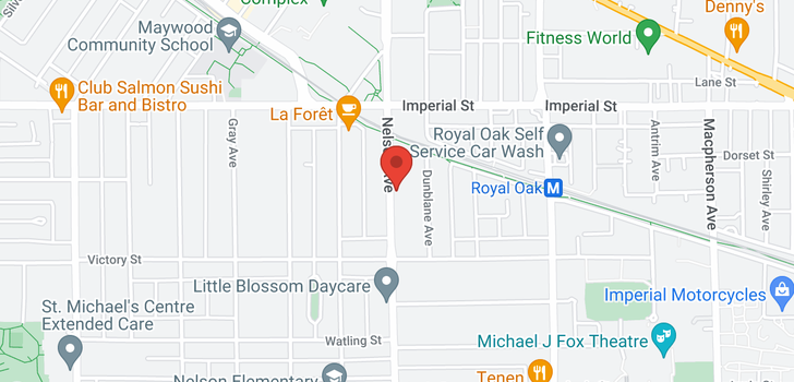 map of 6986 NELSON AVENUE